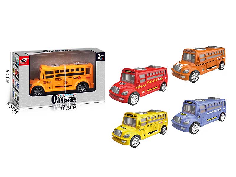 Friction Bus(4S) toys