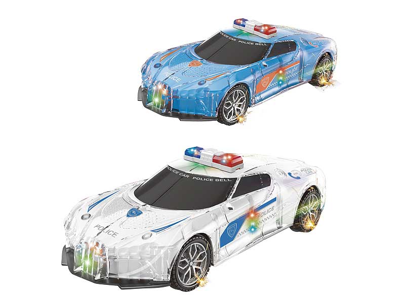 Friction Police Car W/L_M(2C) toys