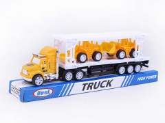 Friction Double Deck Trailer(3C) toys