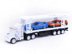 Friction Double Deck Trailer(3C) toys