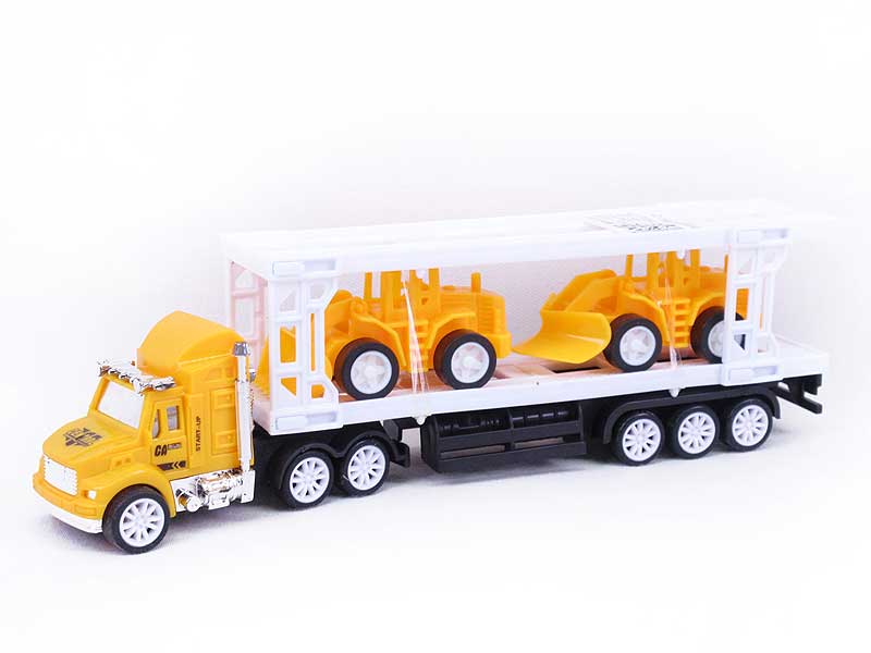 Friction Truck Tow Construction Truck(2C) toys