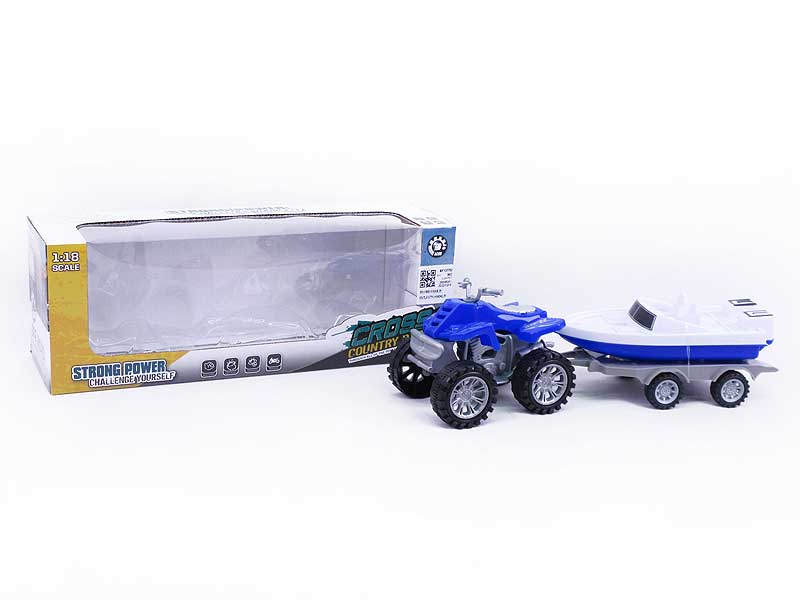 Friction Motorcycle Tow Truck toys