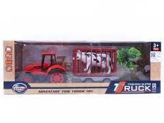 Friction Farmer Animal Trailer(2C) toys