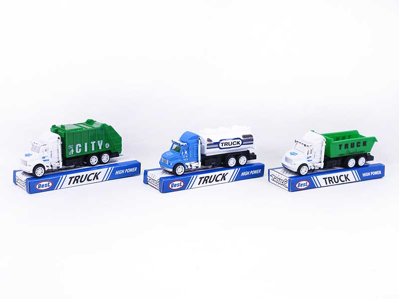 Friction Sanitation Truck(3S) toys