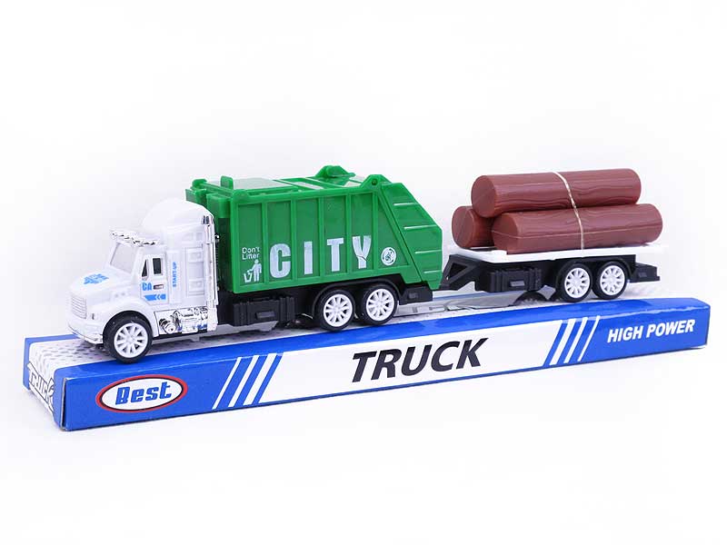 Friction Sanitation Truck(2S) toys