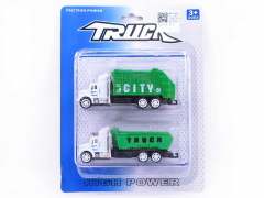 Friction Sanitation Truck(2in1) toys