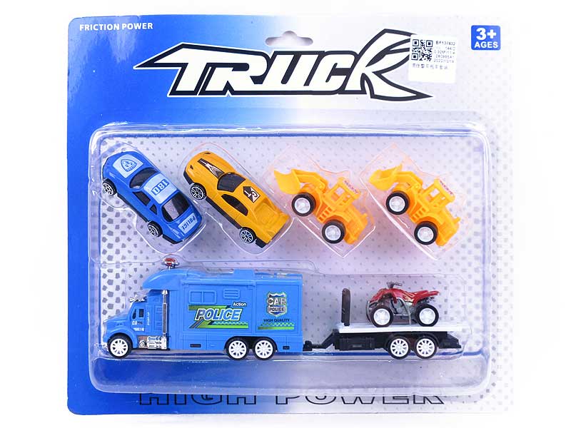 Friction Tow Truck Set toys