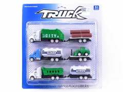 Friction Sanitation Truck(3in1) toys