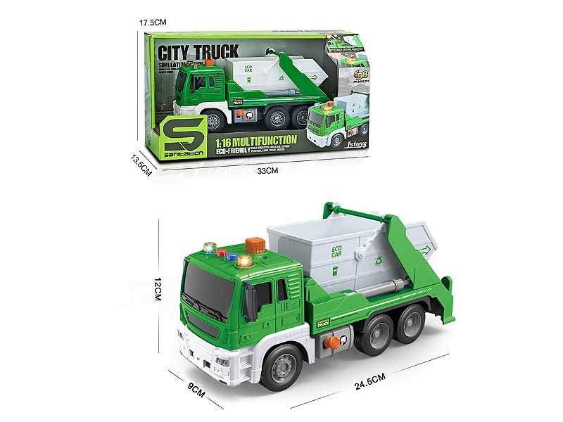 1:16 Friction Eco-friendly Truck W/L_M toys