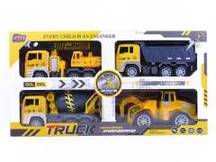 Friction Construction Truck(4in1) toys