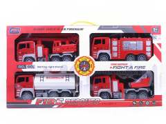 Friction Fire Engine(4in1) toys