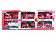 Friction Fire Engine(6in1) toys