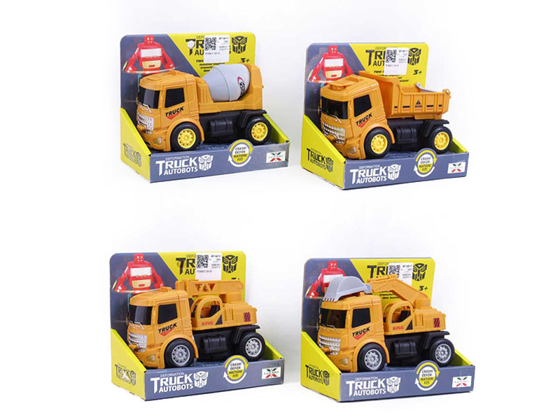 Friction Transforms Construction Truck(4S) toys