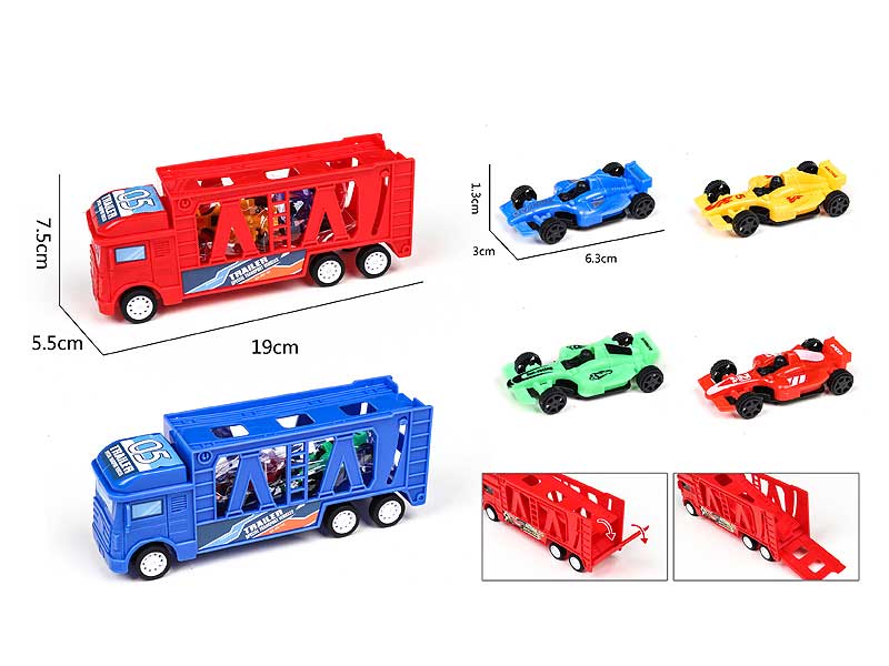 Friction Truck Tow Free WheelEquuation Car(2C) toys