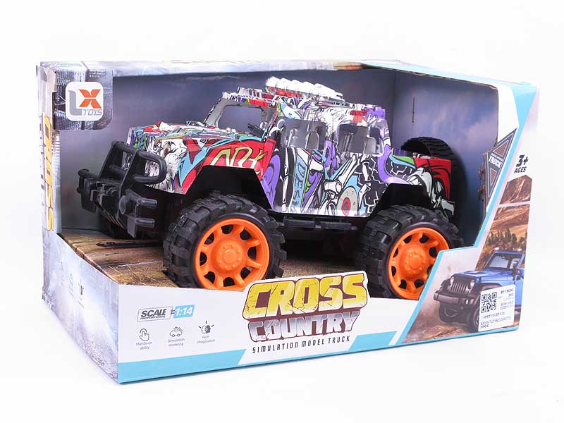 1:14 Friction Cross-country Car(2C) toys