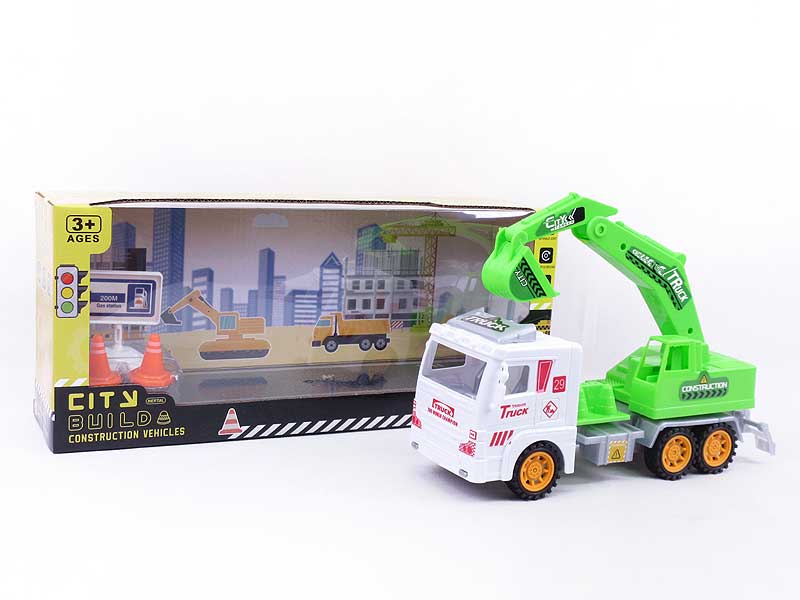 Friction Excavating Machinery Set toys