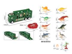 Friction Truck Tow Dinosaur toys