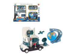Friction Space Earth Car Set