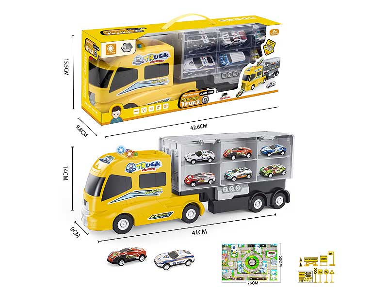 Friction Storage Car Set W/L_M toys