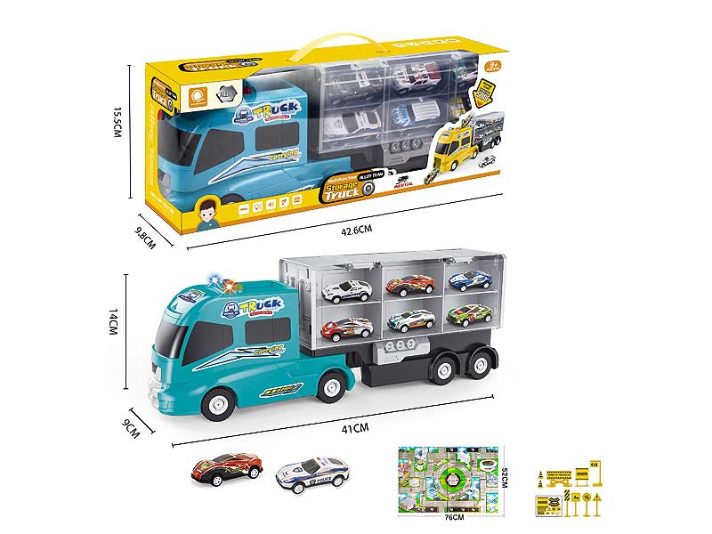 Friction Storage Car Set W/L_M toys