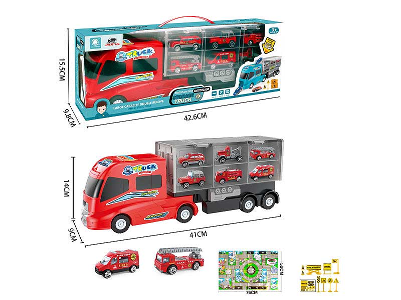 Fire Fighting Storage Vehicle Set toys