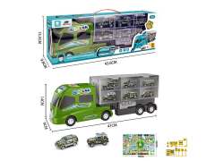 Friction Military Storage Truck Set toys