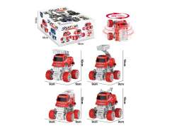 Friction Stunt Fire Engine(4in1) toys