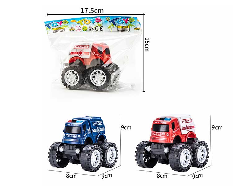 Friction Stunt Rescue Car(2S) toys