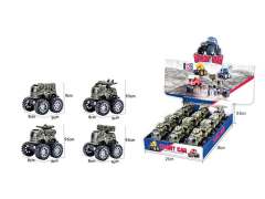 Friction Stunt Military Car(12in1)