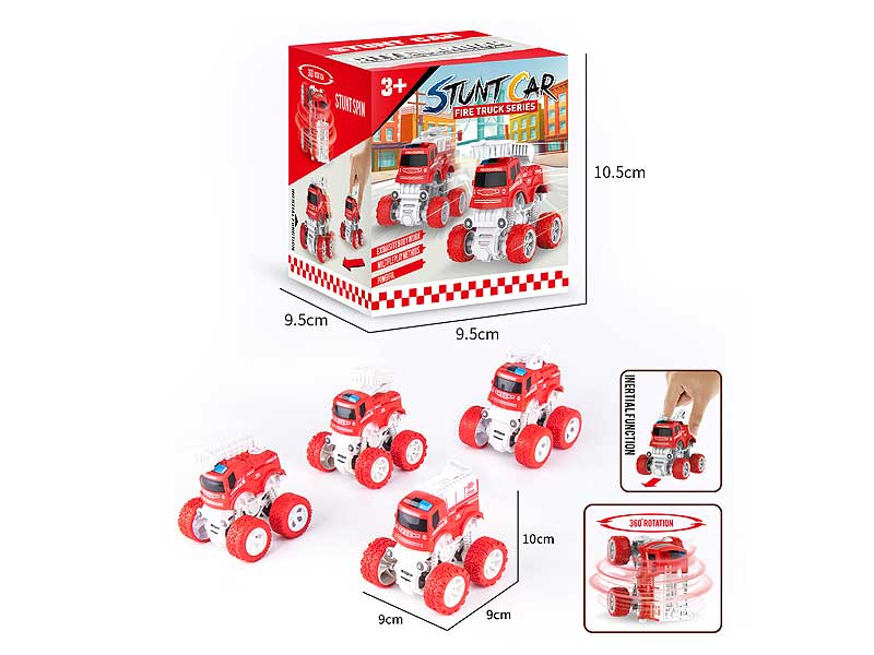 Friction Stunt Fire Engine(4S) toys