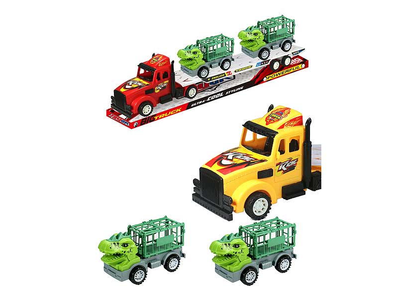 Friction Truck Tow Free Wheel Car(2C) toys