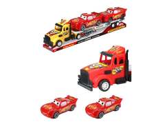 Friction Truck Tow Free Wheel Car(2C) toys