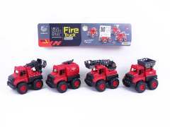 Friction Fire Engine(4in1) toys