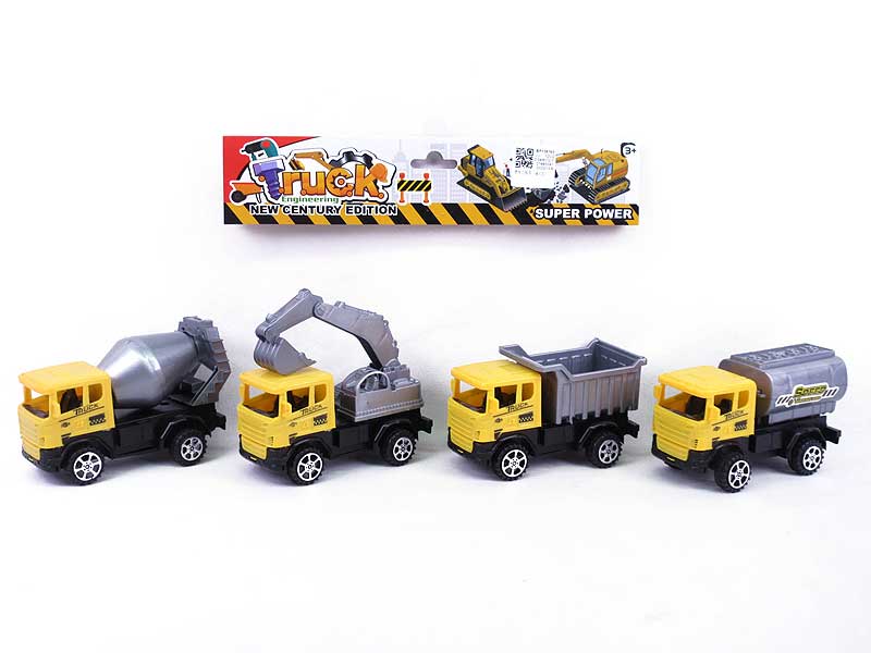 Friction Construction Truck(4in1) toys