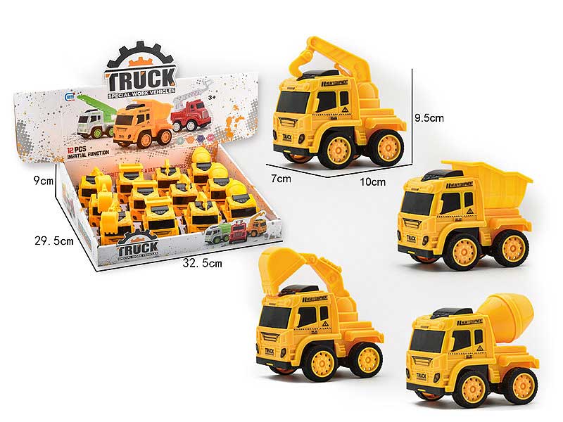 Friction Construction Truck(12in1) toys