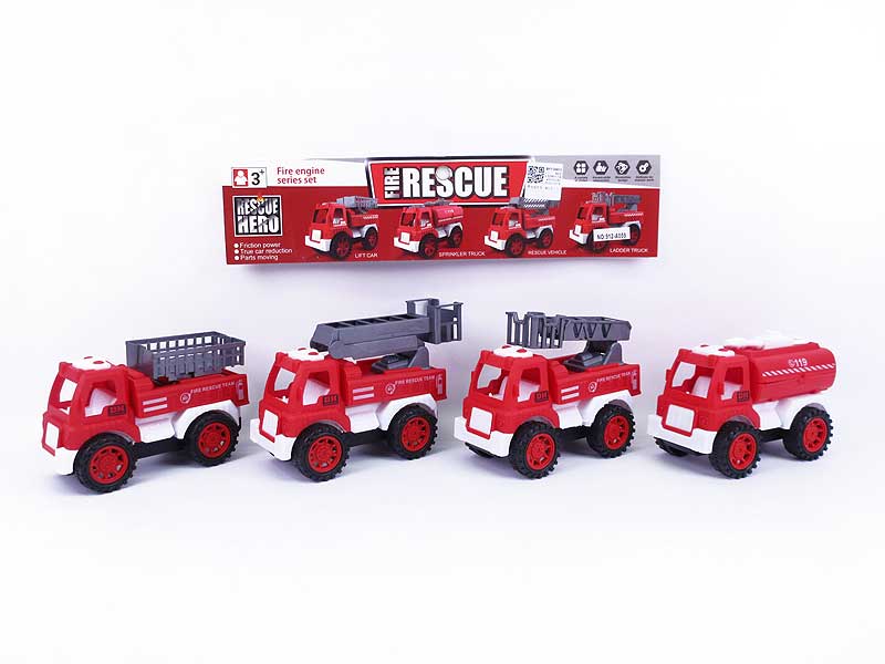 Friction Fire Engine(4in1) toys