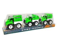 Friction Sanitation Truck(3in1) toys