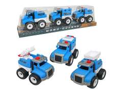 Friction Police Car(3in1) toys