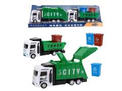 Friction Garbage Truck(2in1） toys