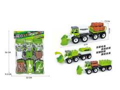 Friction Farmer Tractor Set(3in1) toys