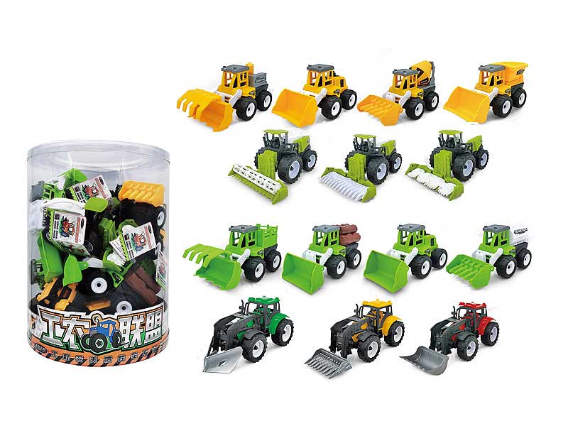 Friction Car(15in1） toys