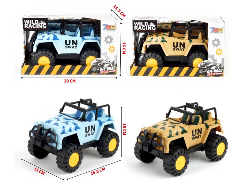 Friction Jeep toys