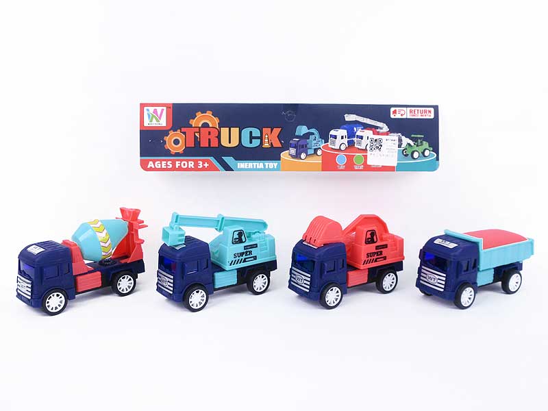 Friction Construction Truck(4in1) toys