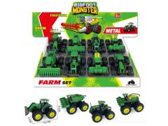 Die Cast Farmer Truck Friction(8in1) toys