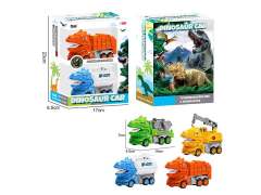 Friction Sanitation Truck(2in1) toys