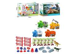 Friction Sanitation Truck Set(4in1)