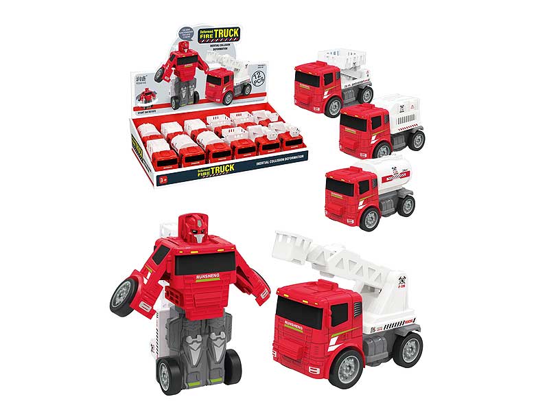 Friction Transforms Fire Engine(12in1) toys