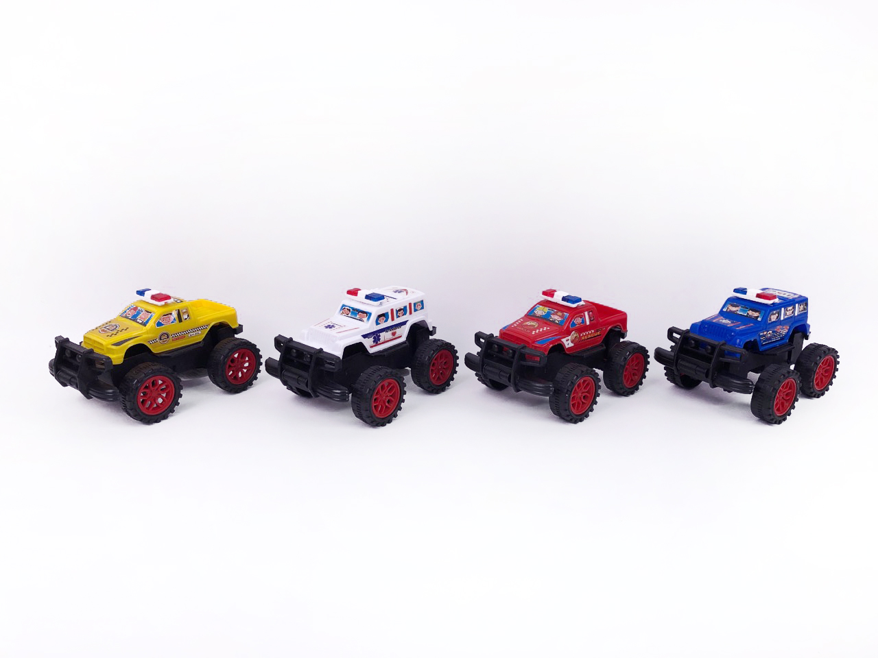 Friction Cross-country Police Car(4S4C) toys