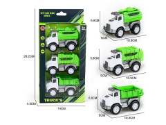 Friction Sanitation Truck(3in1) toys