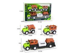 Friction Farmer Truck Set